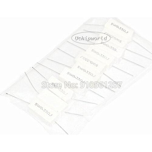 Ceramic cement resistor 5W 3.3R 3.6R 3.9R 4.7R 5.1R 5.6R 6.2R 6.8R 7.5R 8.2R 9.1R 33R 36R 39R 50R 47R 51R 56R 62R 68R 75R 82R ΩJ