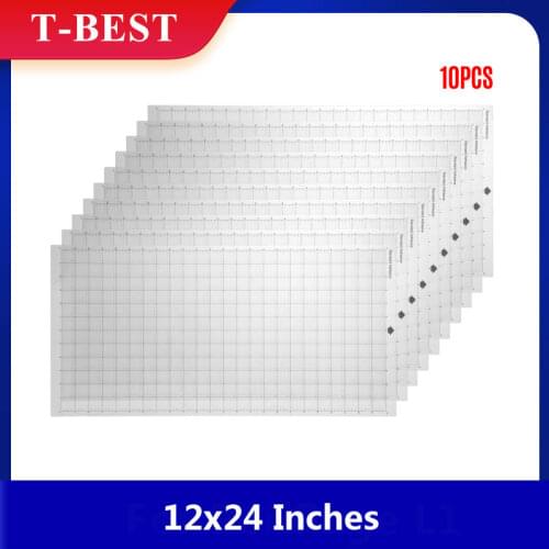 10PCS Replacement Cutting Mat Transparent Adhesive Cricut Mat Mat with Measuring 12x24 Inches for Silhouette Cameo