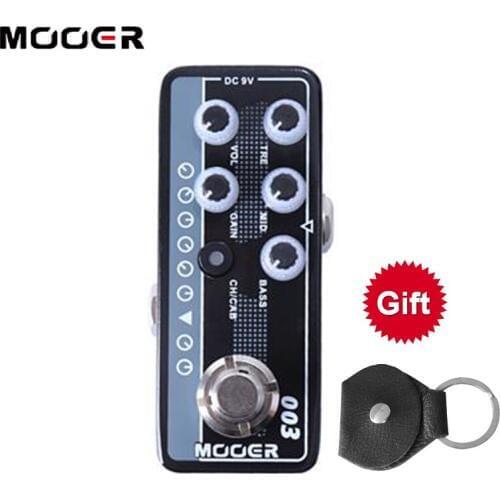 Mooer M003 Power-Zone Electric Guitar Effects Pedal Speaker Cabinet Simulation High Gain Tap Tempo Bass