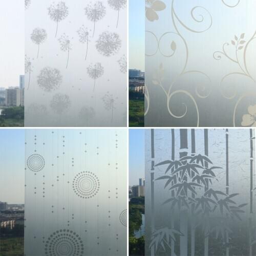 Frost-proof frosted glass film bathroom bedroom toilet window sticker light transmission opaque window paper shading