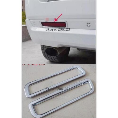 For Land Rover Freelander 2 LR2 2008 2009 2010 2011 2012-2015 Chrome Rear Foglight Tail Lamp Cover Trim Fog Light Molding Frame