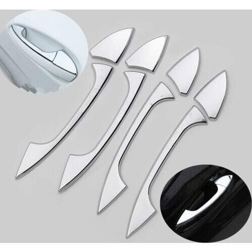 FUNDUOO For Mercedes Benz GLK300 GLK 300 2010-2015 Stainless Steel Car Door Handle Cover Trim Overlays Stickers