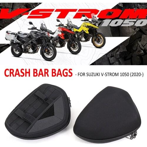 NEW Motorcycle Crash Bar Bags Frame Storage Bag Toolkit Storage Package FOR SUZUKI V-STROM Vstrom 1050 DL 1050 DL1050 2020- 2021