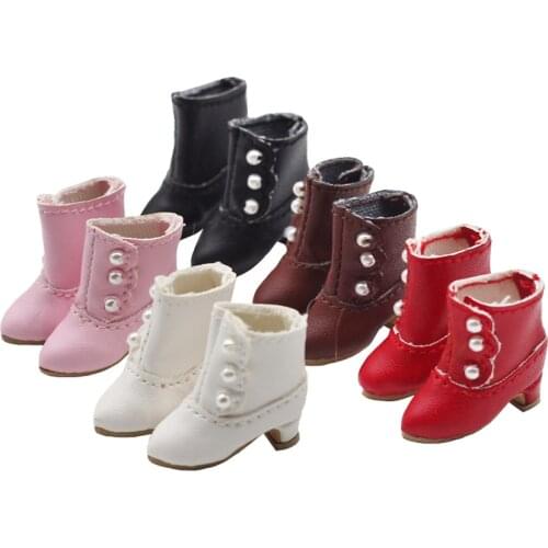Ob11 baby clothes high heel pointed boots shoes DOD body GSC body 1/12 BJD doll shoes accessories