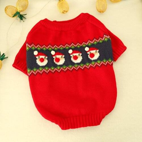 Fat Dog Clothes Christmas Dog Sweater French Bulldog Pet Sweater Clothing For Medium Large Dogs Jacket Costume Pug Pet Clothes