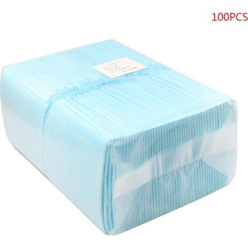100 PCs/Set Disposable Baby Diaper Changing Mat for Infant or Pets Soft Waterproof Breathable Newborn Changing Pad Nappy