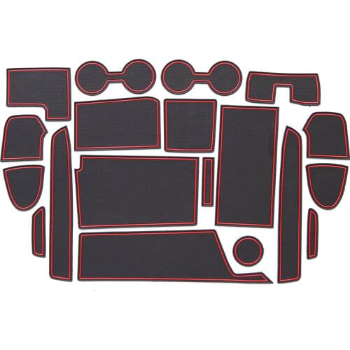 For Nissan SERENA C27 Door Slot Pad Car Interior Modified Armrest Box Storage Water Coaster Auto Parts