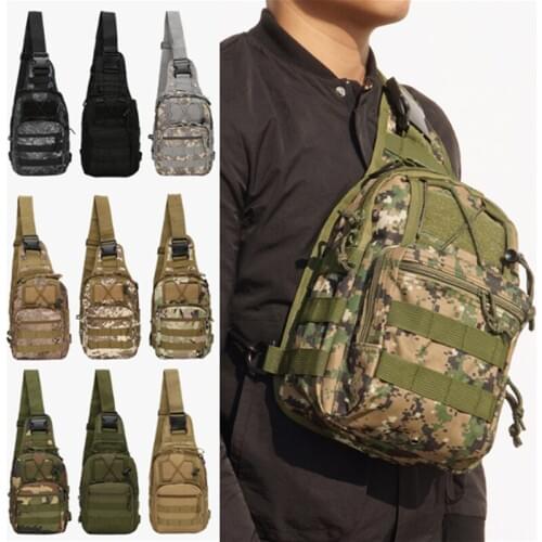 Hiking Trekking Backpack Sports Climbing Shoulder Bags Tactical Camping Hunting Daypack Fishing Outdoor Military Shoulder Bag