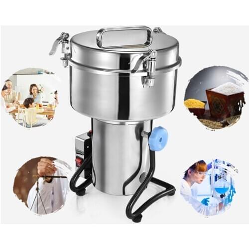 Commercial Grains Grinder Crusher Powder Mixer High-speed Medicine Miling Machine Ultra-fine Powder Crusher Grinding Machine