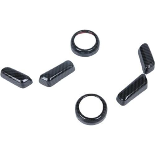 Car Seat Adjusting Switch Knob Panel Cover Decoration Sticker for Volvo XC60 XC90 S90 2018 2019 2020 Accessories