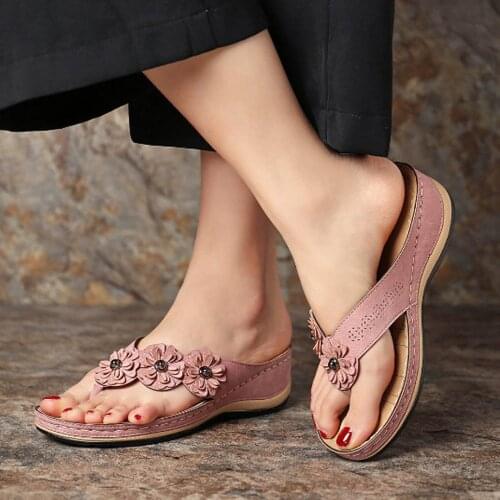 Womens Sandals Stretch Orthotic Slide Sandals Cross Sandals Woven Beach Wedge Slippers Shoes celebrity Sexy Elegant Super