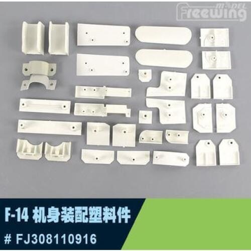 Fuselage Assembly Plastic for Freewing Twin 80mm F14 Electric RC Model FJ30811 0916