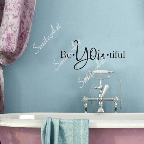 Beauty you can Wall Decal Living Room Removable Mural For Kids Rooms Home Decor Background Wall Art Decal Drop Shipping