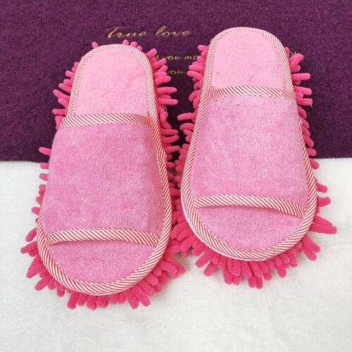 Microfibre Mop Slipper House Floor Foot Shoes Lazy Polishing Cleaning Dust Tool xobw