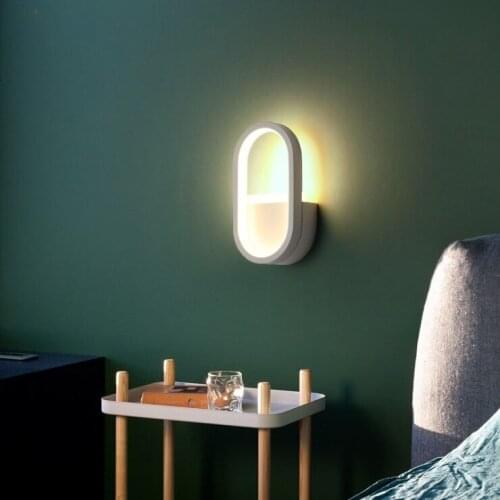 14W LED Wall Light Fixture Acrylic Lamp Triple Color Temperature Dimming Bedroom
