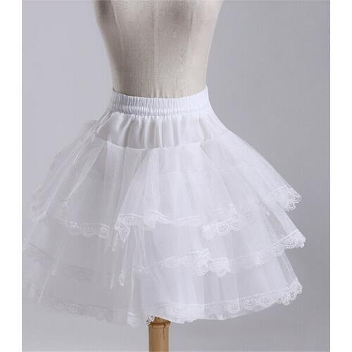 Hot Sale Girls Underskirt Short Dress Petticoat Lolita Petticoat Ballet Tutu Skirt Rockabilly Crinoline 2021
