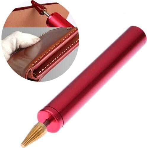 1PCS DIY Leather Edge Oil Pen Top Pro Edge Dye Pen Applicator Speedy Edge Paint Roller Leather Tools Craft