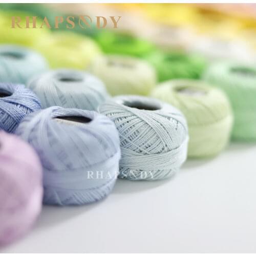 120 Colors 43 Yards Size 8 Pearl Cotton Embroidery Thread 5 Grams Craft Needlework Double Mercerized Egyptian Long Staple Cotton