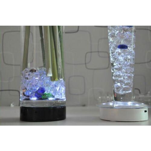 2016 Wedding Decoration Birthday Decorations Kids Lot of 10 4inch AA Battery Operated Led Vase Base Light for Candle Holders