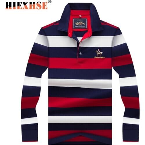 2020 New Autumn Arrival Long Sleeve Polo Shirt Men High Quality Stylish Embroidery Brand Polo Shirts Casual Business Cloth 8803