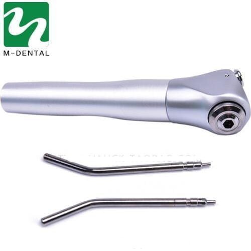 2 Set 3-Way Triple Syringe Handpiece Autoclavable Dental Dentist Air Water + 4 Nozzles Tips Tubes Dentistry Equipment