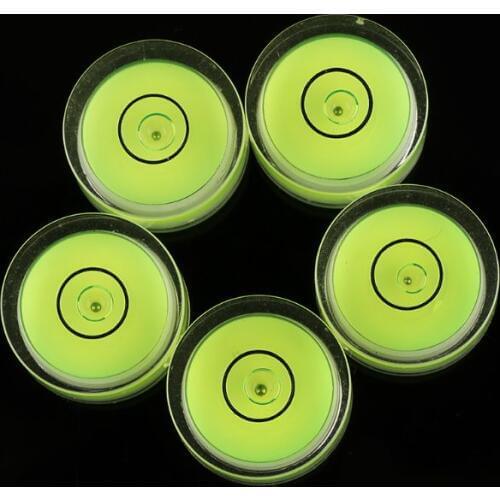 5pcs Round Bubble Level Mini Spirit Level Bullseye Level Measurement Instrument