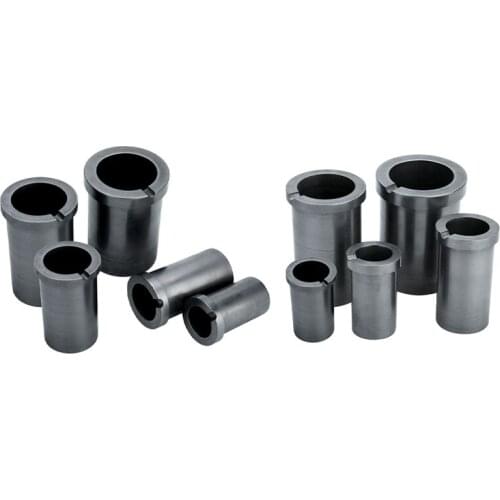 Promotion! 2 Pcs High-Purity Melting Graphite Crucible for High-Temperature Gold and Silver Metal Smelting Tools 1Kg & 2Kg