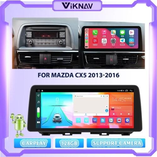 12.3 Inch Android 10.0 Car Radio For MAZDA CX5 2013-2016 Multimedia Player GPS Navi HD Screen CarPlay DSP 128GB ROM