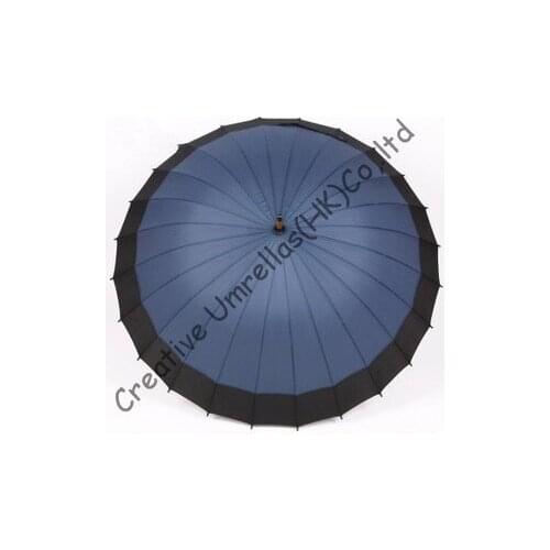 Free shipping,combination fabric,24 ribs wooden umbrellas,14mm wooden shaft and fluted metal long ribs,hand open,universal