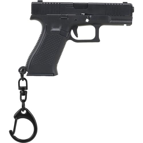 Tactical Pistol Shape Keychain Mini Portable Decorations Detachable G-45 Gun Weapon Keyring Key Chain Ring Trend Gift
