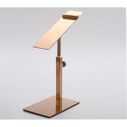 Stainless steel shoe display stand removable mounting shoe rack women sandals holder high heel leather shoe shelf 5pcs/lot