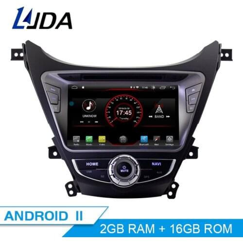 LJDA Android 10.0 Car dvd player for Hyundai Elantra/Avante/IX35 2011 2012 2013 2 Din Car Radio gps navigation stereo multimedia