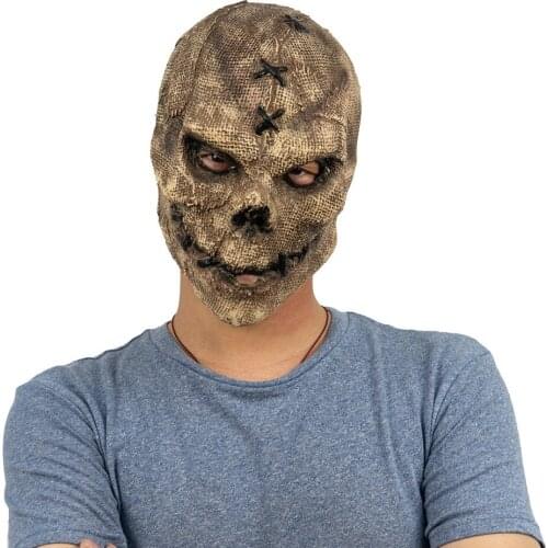 Skull Mask Cosplay Scary Skeleton Latex Made Masks Helmet Halloween Party Costume Horror Killer COS Props Nice Gift