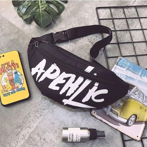 Fashion Letters Women`s Belt Bag Hip-hop Waist Bag 2019 Harajuku Fanny Pack for Women Men Chest Bum Hengreda for Travel Shopping