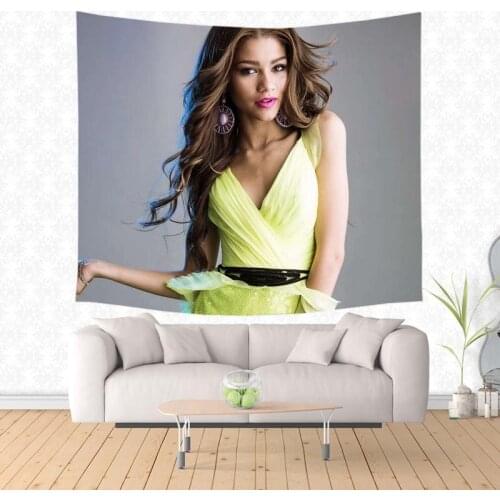 Home Furnishing Zendaya Wall Hanging Tapestry Home Decorative Tapestries Wall Art Beach Towel Drop Shipping