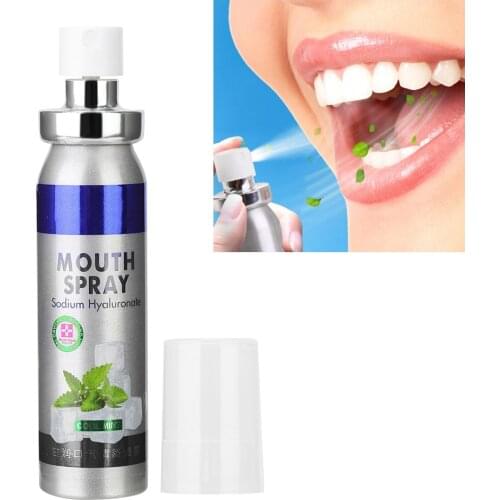 20ml Portable Mint Flavor Breath Refreshing Mouth Spray Bad Breath Removal Oral Spray Clean Teeth Whitening Mousse Oral Hygiene