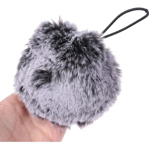 Furry comfortable Microphone Wind Muff Windscreen Microphone Windscreen Mic Windscreen Wind Cover Blue for Yet