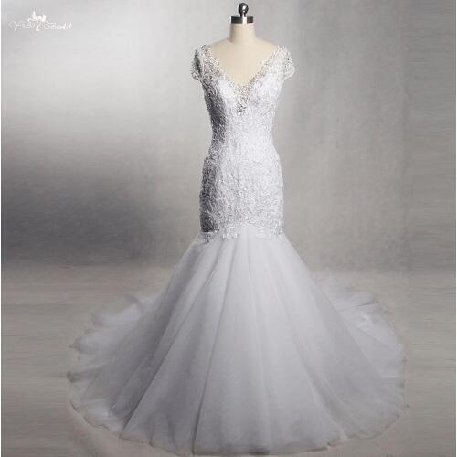 RSW1314 Real Pictures Yiaibridal Alibaba Retail Store Cap Sleeves V Neckline Backless Vestido De Noiva 2017