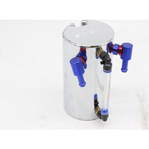 600ml Universal Aluminum Oil Catch Can Tank Black Turbo All Motor Civi*c 350Z RS