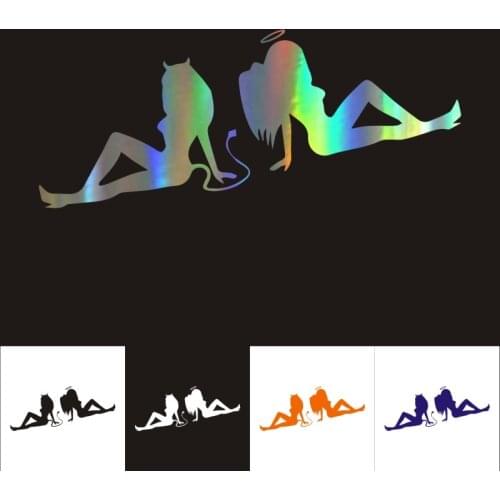 7*20cm Viny Waterproof Car Sticker Sexy Grils Car Bumper Decals Car Styling Decoration Door Window Vinyl Stickers