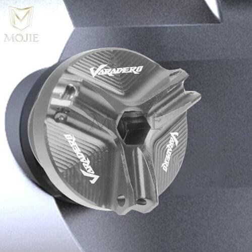 M20*2.5 Motorcycle Plug Cover Screw Engine Oil Filler Drain Sump Plug Bolt Engine Oil Cap For Honda XL1000 / XL1000V VARADERO