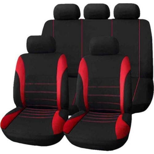 High Quality Universal Car Seat Cover 9 Set Full Seat Covers for Crossovers Sedans Auto Interior Styling Decoration Protect