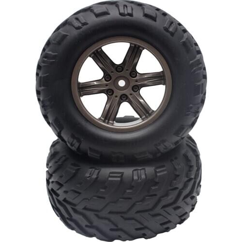 2 PCS RC Car Tire ZJ01 Accessory Spare Parts 15-ZJ01 for GPTOYS S911 RC Car Wheel