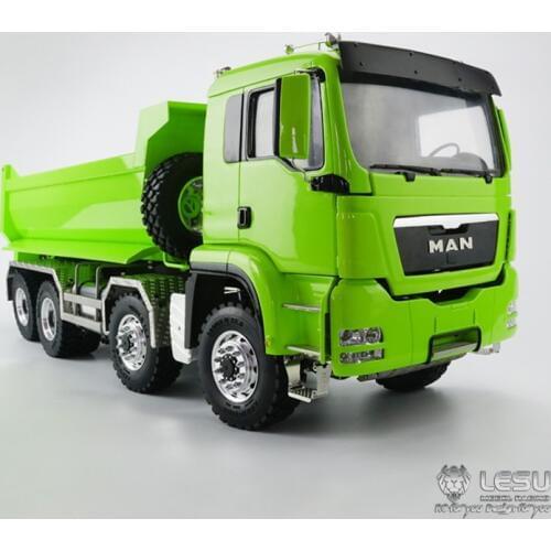 1/14 truck MAN (TGS) 8X8 hydraulic U bucket dump truck model high torque LS-20130016 RCLESU Tamiya dump truck