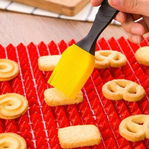 2019 New 40x27cm Pyramid Bakeware Pan Nonstick Silicone Baking Mats Pads Moulds Cooking Mat Oven Baking Tray Sheet Kitchen Tools