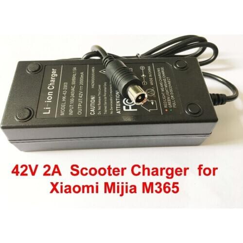 10PCS Electric Scooter Charger 42V 2A Adapter for Xiaomi Mijia M365 Ninebot Es1 Es2 Electric Scooter Accessories Battery Charger