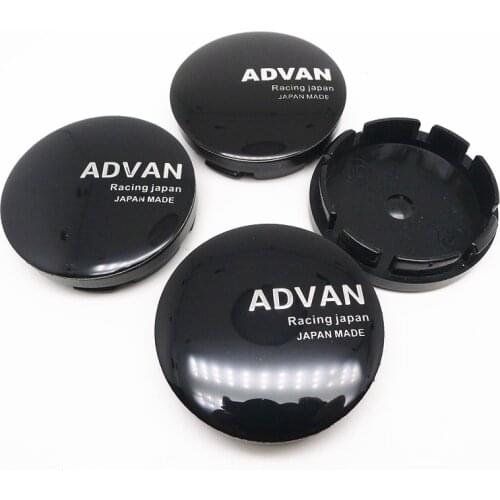 4pcs 56mm For Advan Racing Car Wheel Center Hub Cap Emblem Badge Auto Styling Accesorries