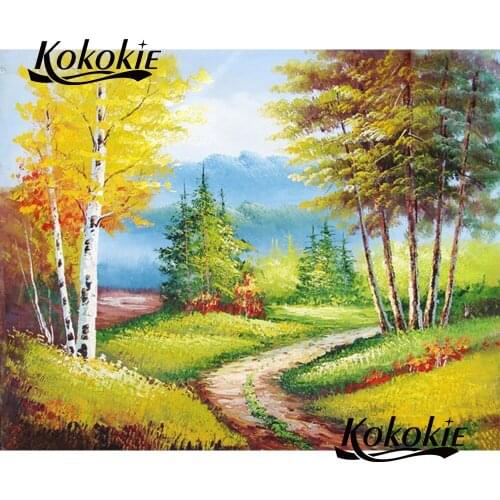 5d diamond embroidery nature Countryside diamond mosaic sale diamond painting full drill picture of Rhinestones diamond art