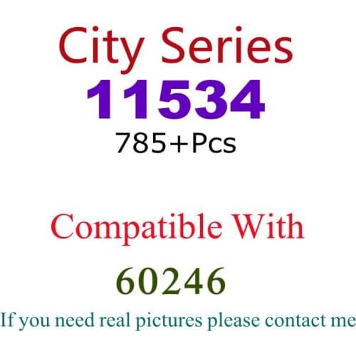 785Pcs 11534 Building Block Toy City Series 60246 Assembled Building Block Childrens Toy Gifts