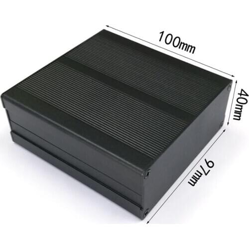 Aluminum Enclosure Instrument Shell Electrical Case PCB Project Box DIY 97X40X100mm NEW for Circuit Board